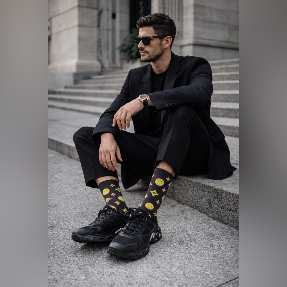 Luxury LV Crew Socks